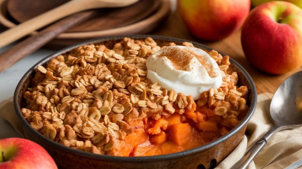Sweet Potato Apple Crisp