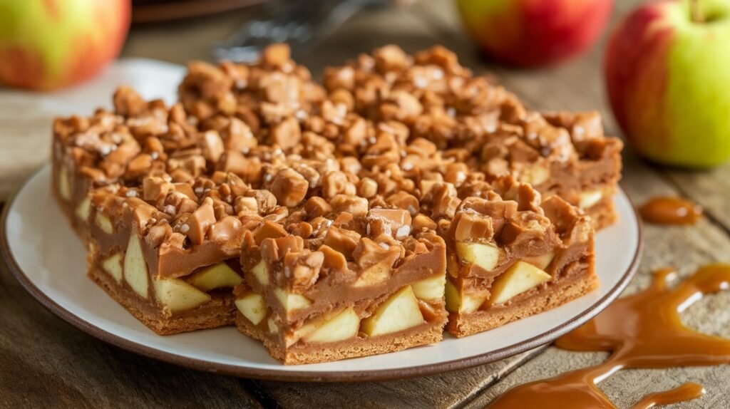 Toffee Apple Bars