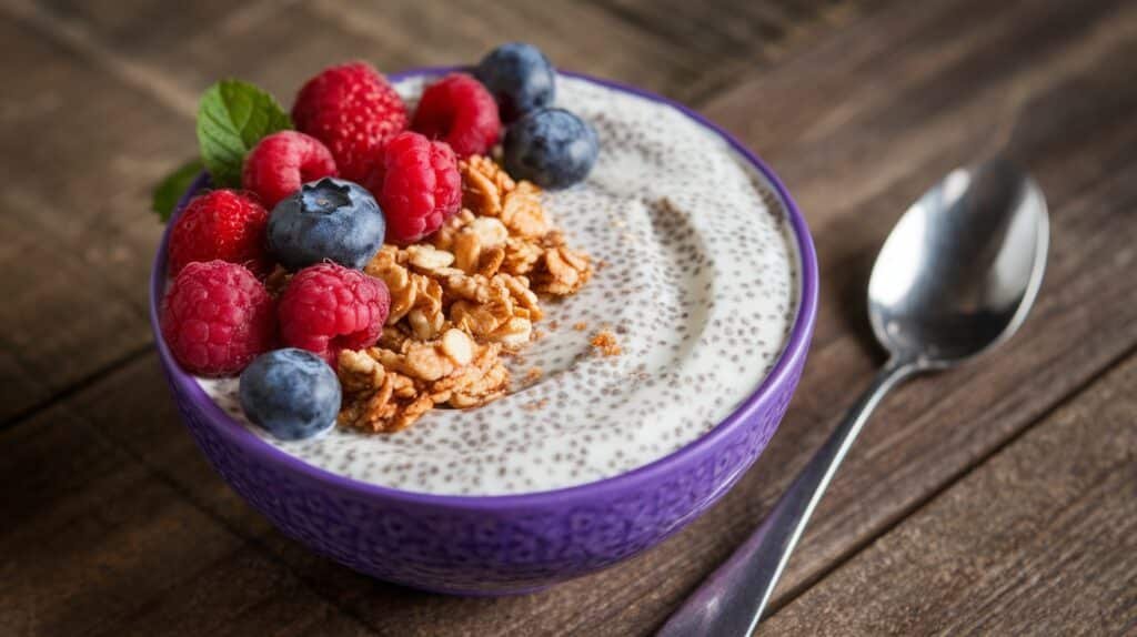Vanilla Chia Yogurt Bowls