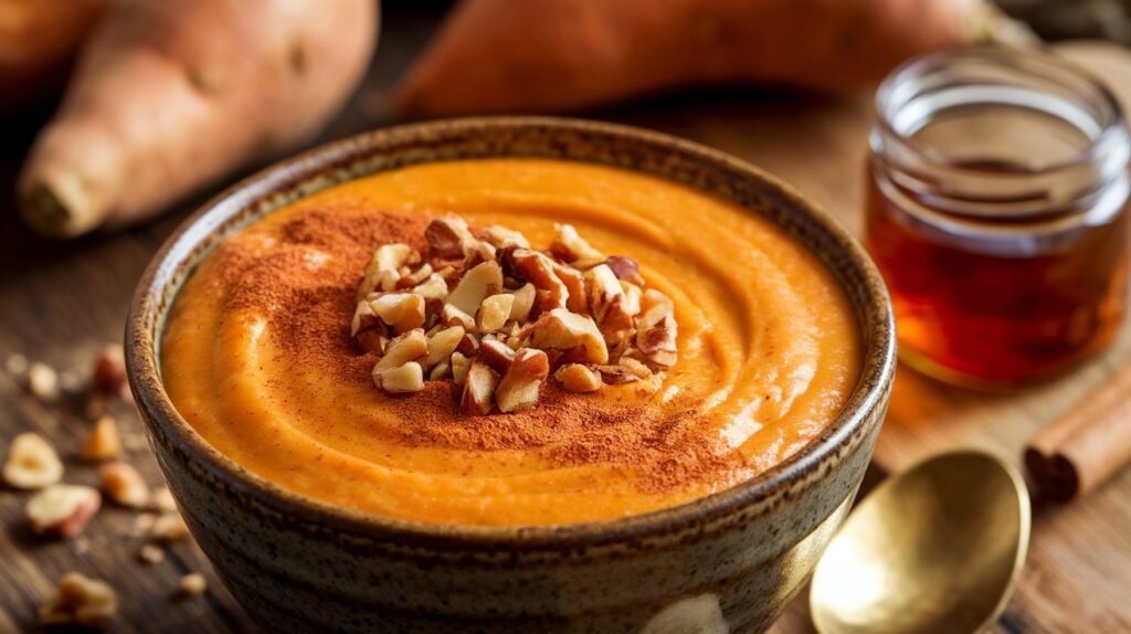 Spiced Sweet Potato Pudding