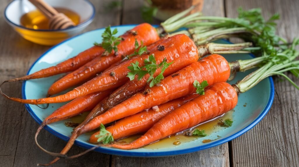 Cinnamon-Spiced Roasted Carrots (dessert-style)
