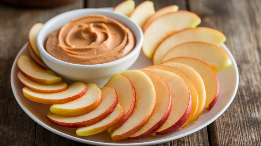 Apple Chips with Peanut Butter Dip