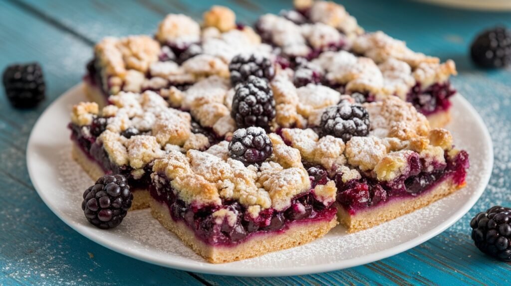 Blackberry Crumble Bars