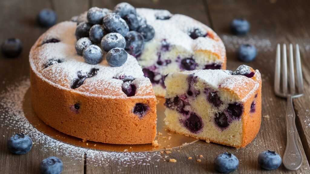 Blueberry Yogurt Cake