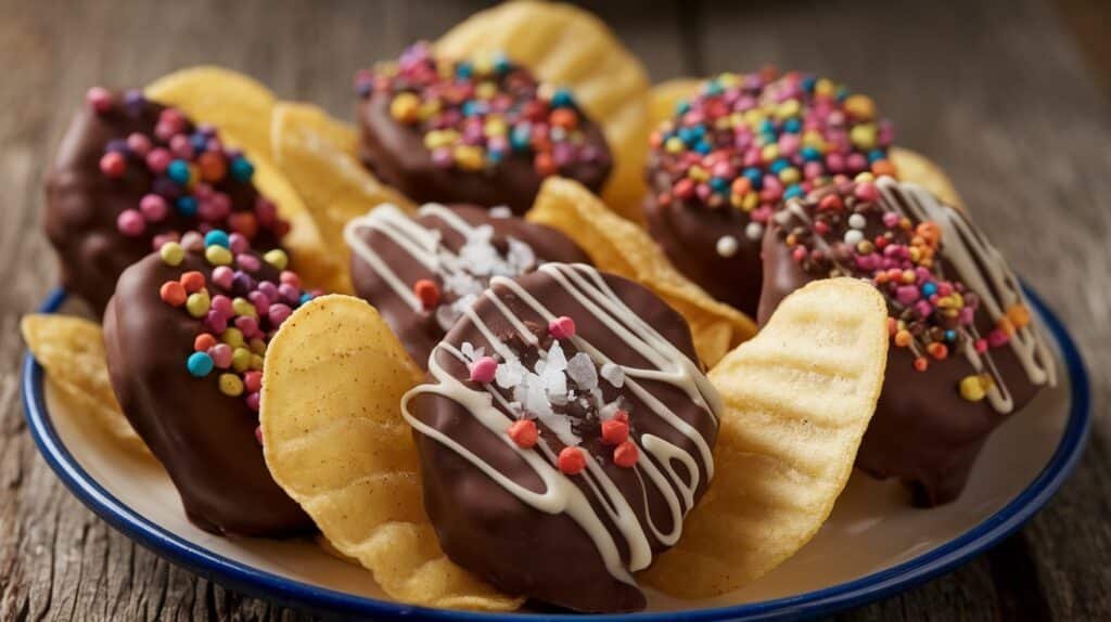 Chocolate Covered Potato Chips