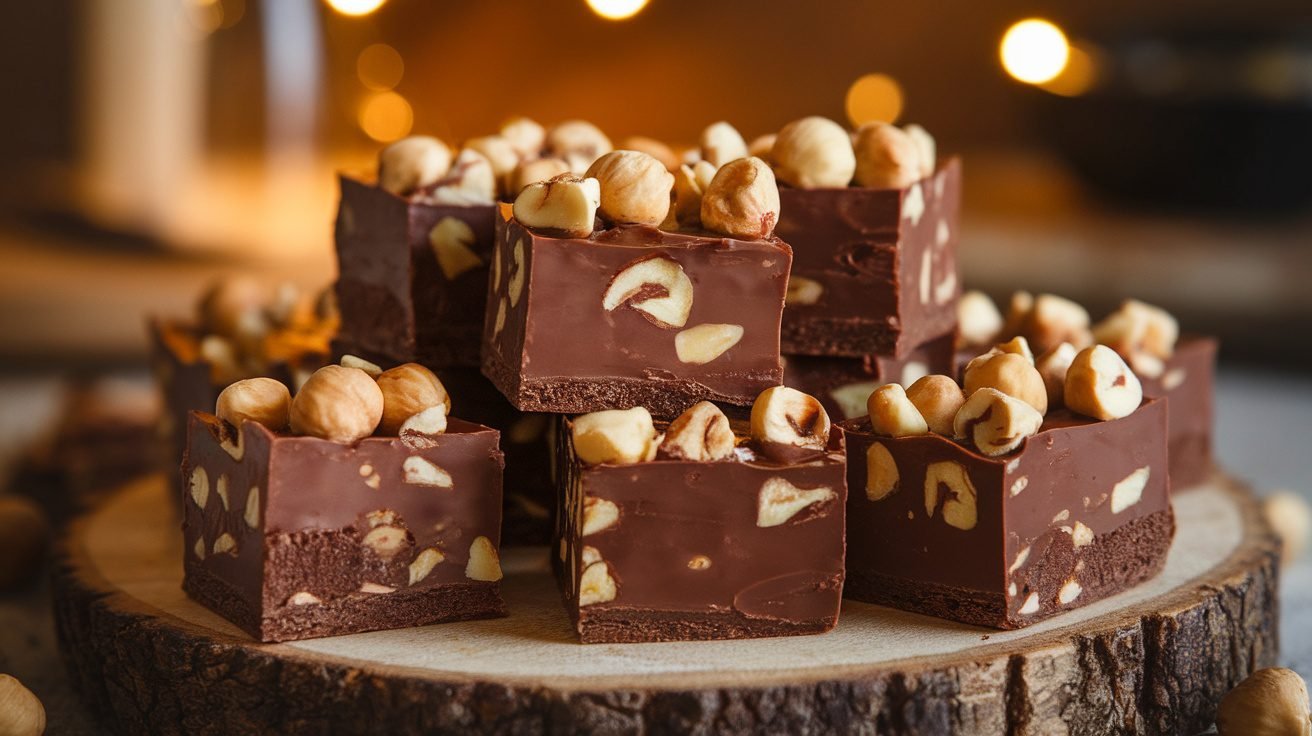 Decadent Chocolate Hazelnut Fudge Recipe - Food Blasts