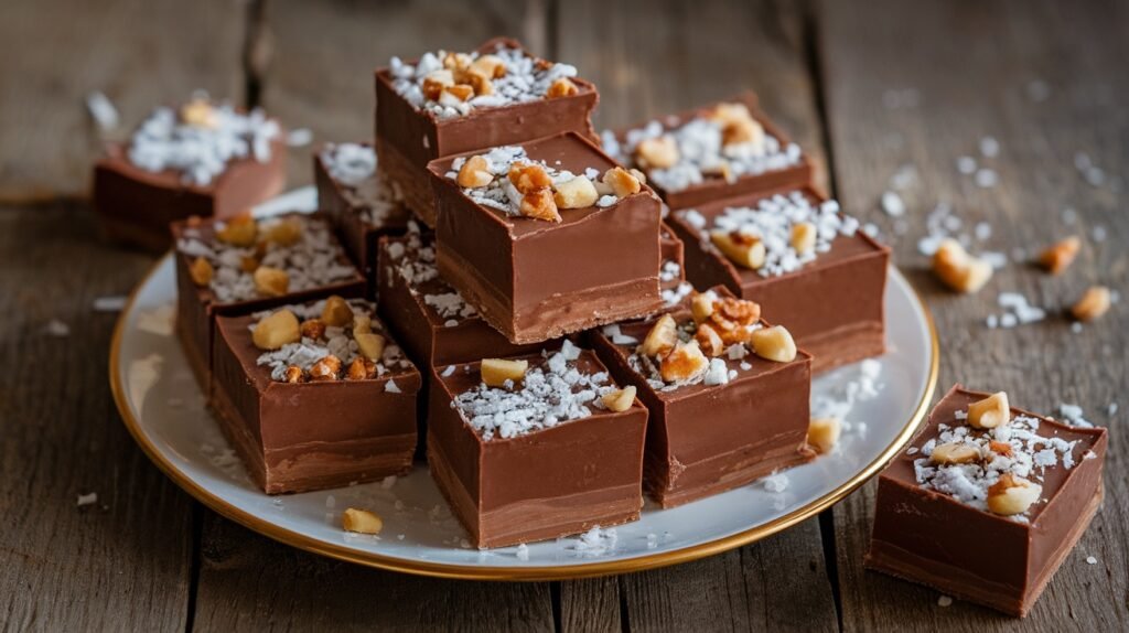 Coconut Oil Fudge Squares