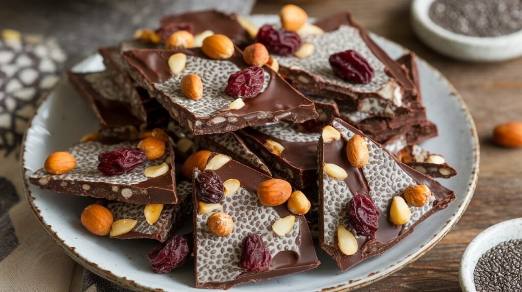 Dark Chocolate Chia Bark