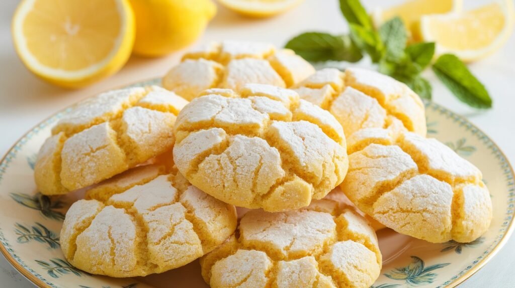 Lemon Crinkle Cookies
