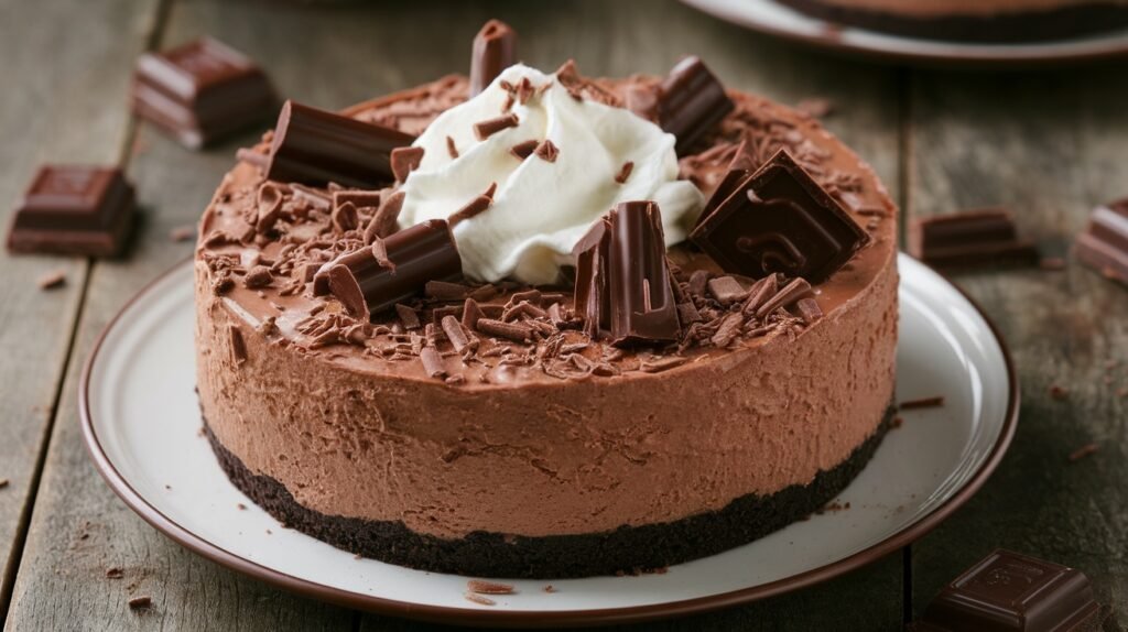 No Bake Chocolate Cheesecake