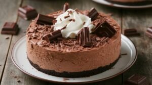 No Bake Chocolate Cheesecake