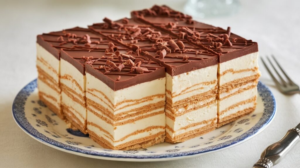 No Bake Eclair Icebox Cake