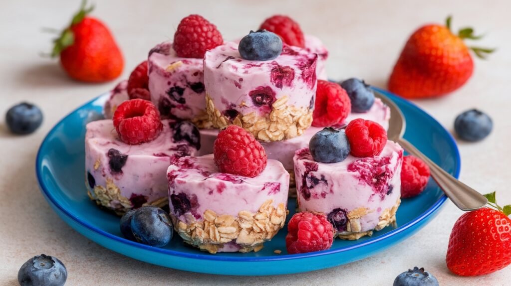 Oat and Berry Yogurt Bites