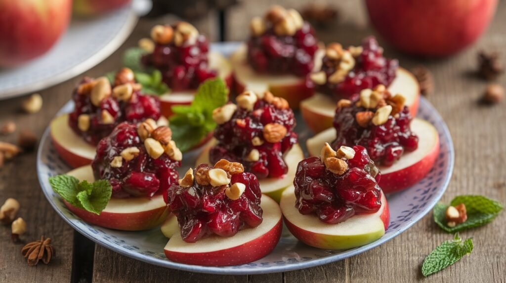 Spiced Cranberry Apple Bites