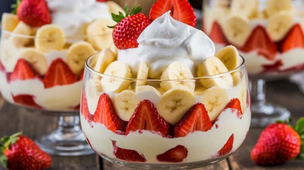 Strawberry Banana Pudding