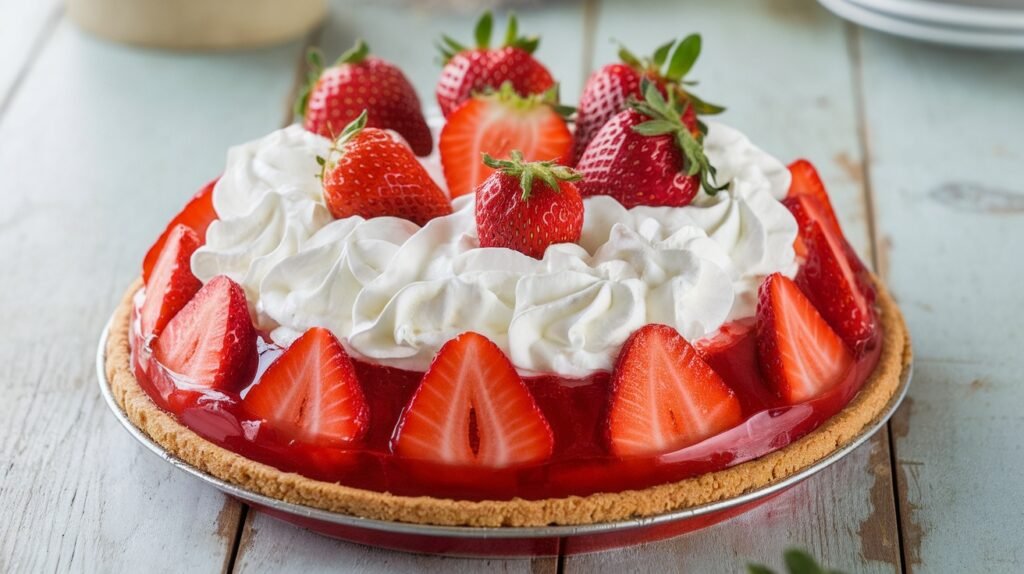Strawberry Jello Pie