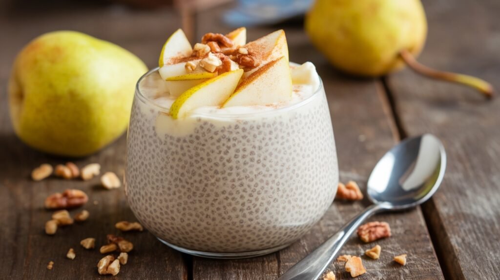 Vanilla Pear Chia Cups