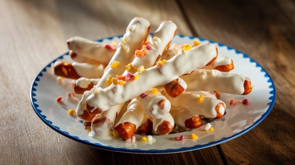 Yogurt-Covered Pretzel Sticks