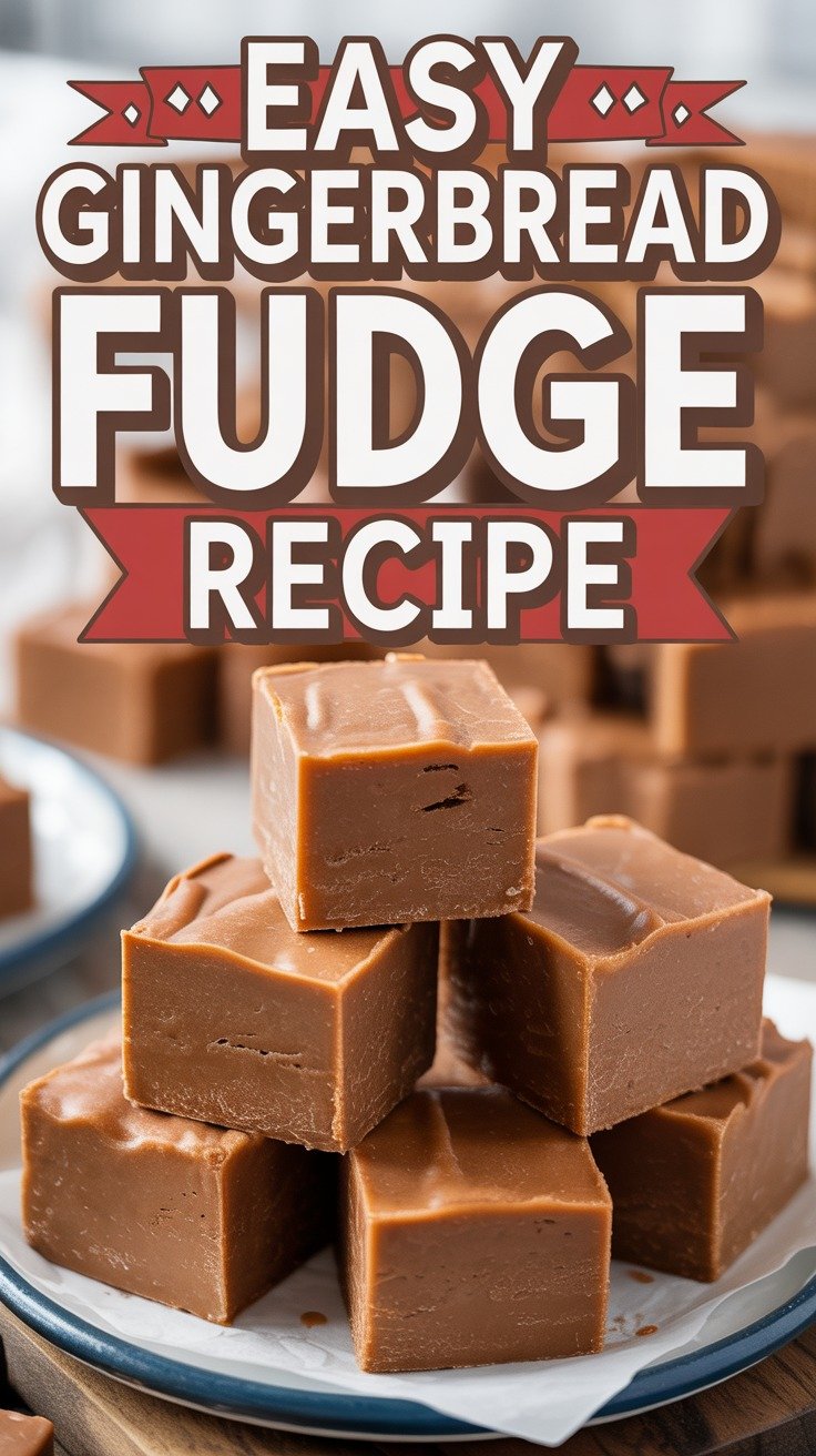 Gingerbread Fudge