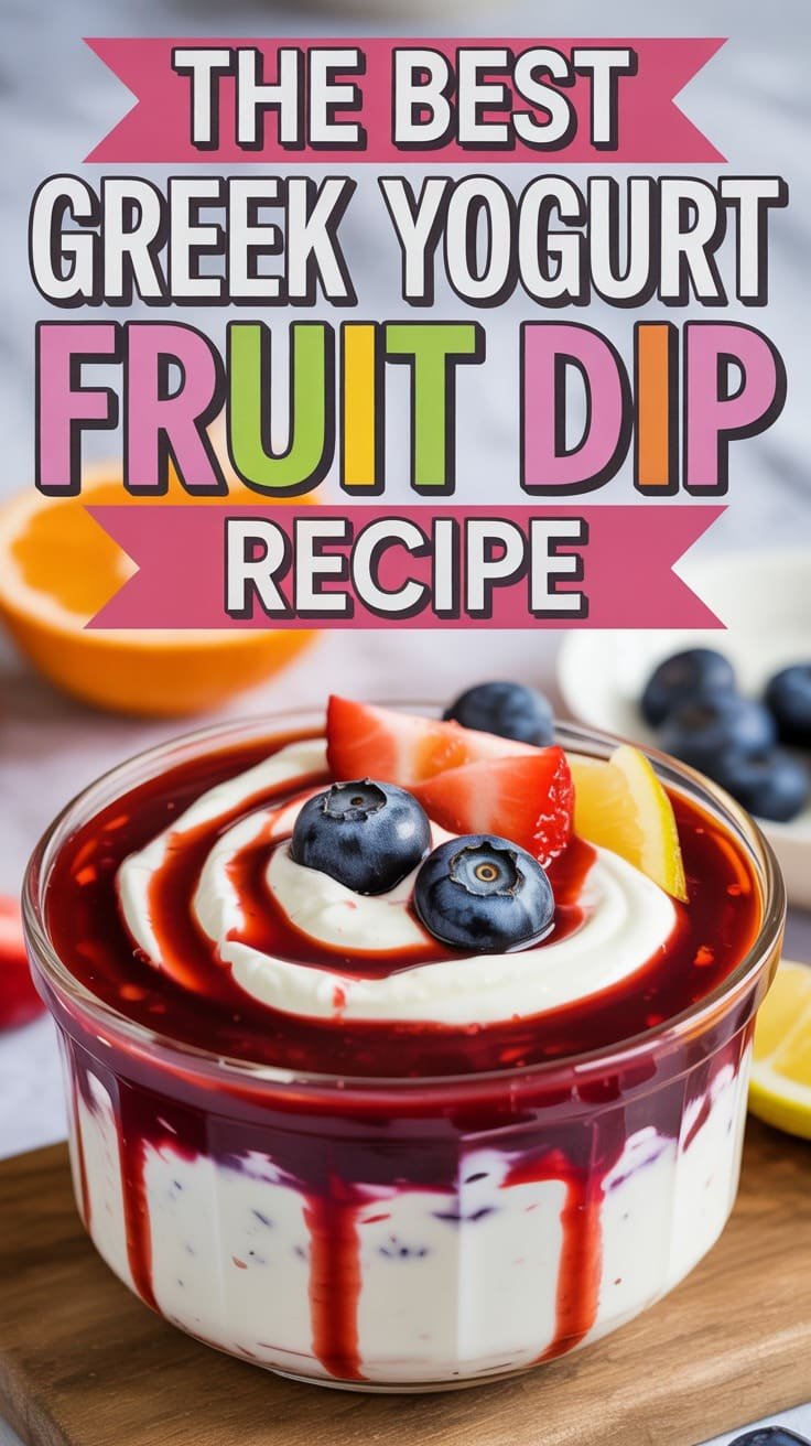 Greek Yogurt Fruit Dip