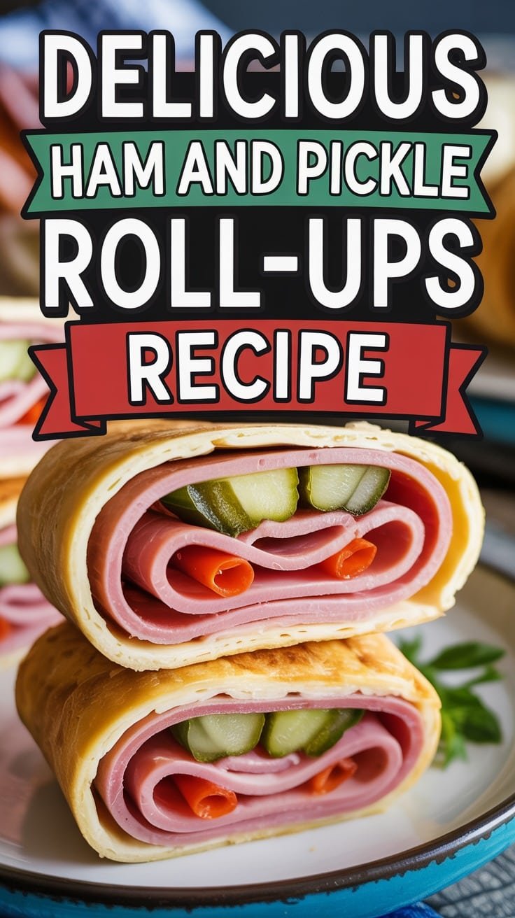 Ham and Pickle Roll-Ups