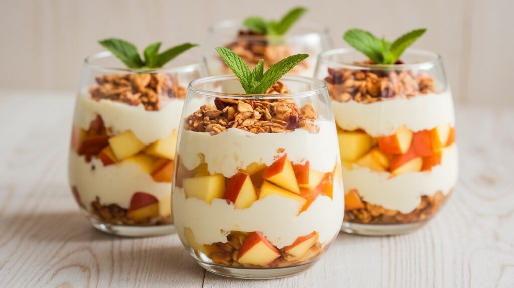 Spiced Apple Yogurt Pudding