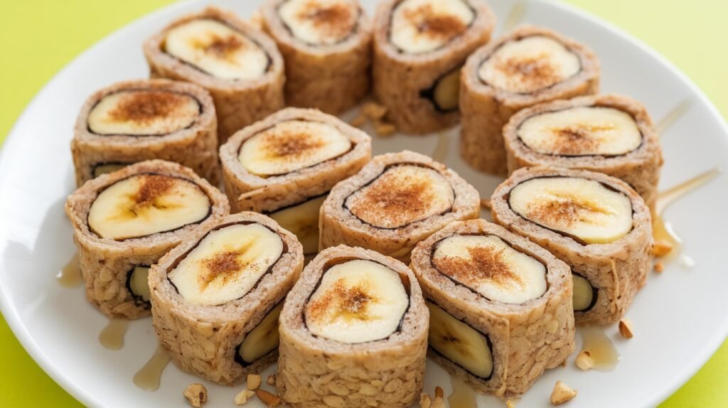 Cinnamon Banana Sushi Rolls