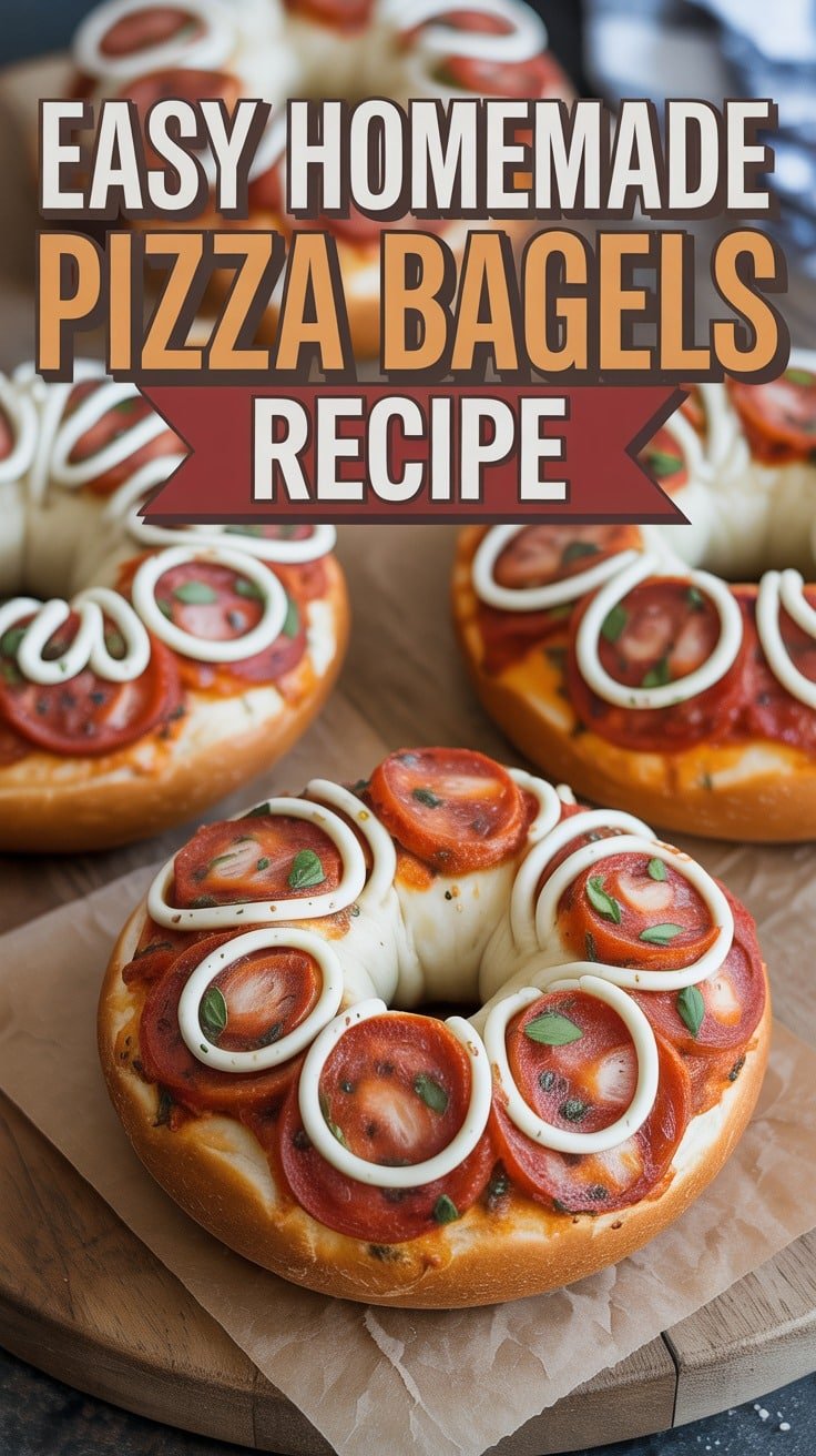 Homemade Pizza Bagels