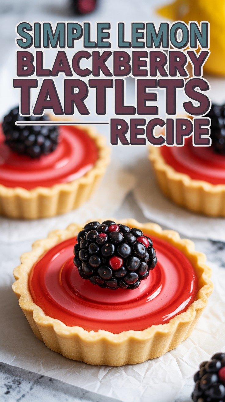 Lemon Blackberry Tartlets