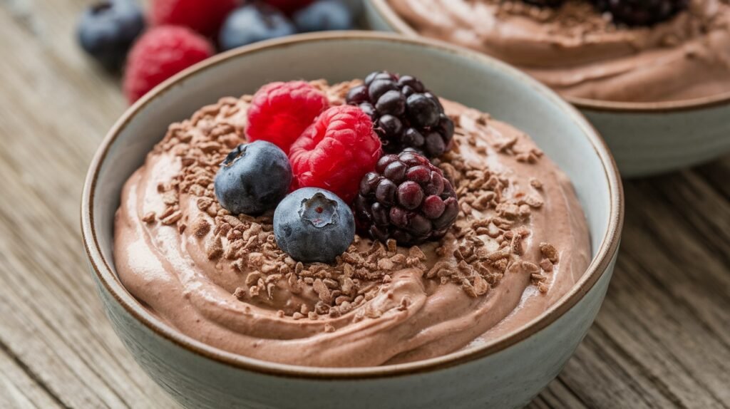 Cacao Nib Yogurt Mousse