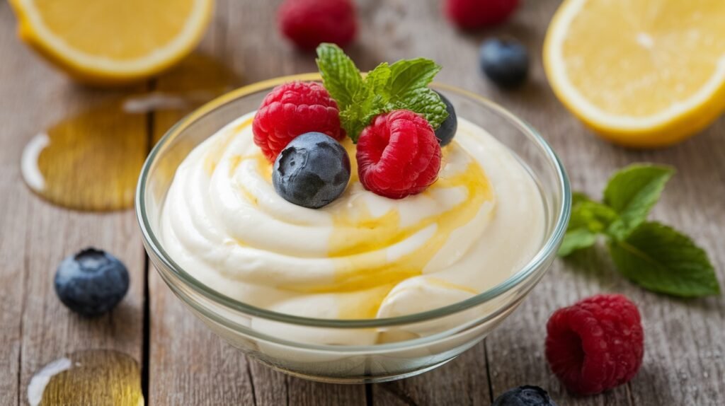 Honey-Lemon Yogurt Mousse