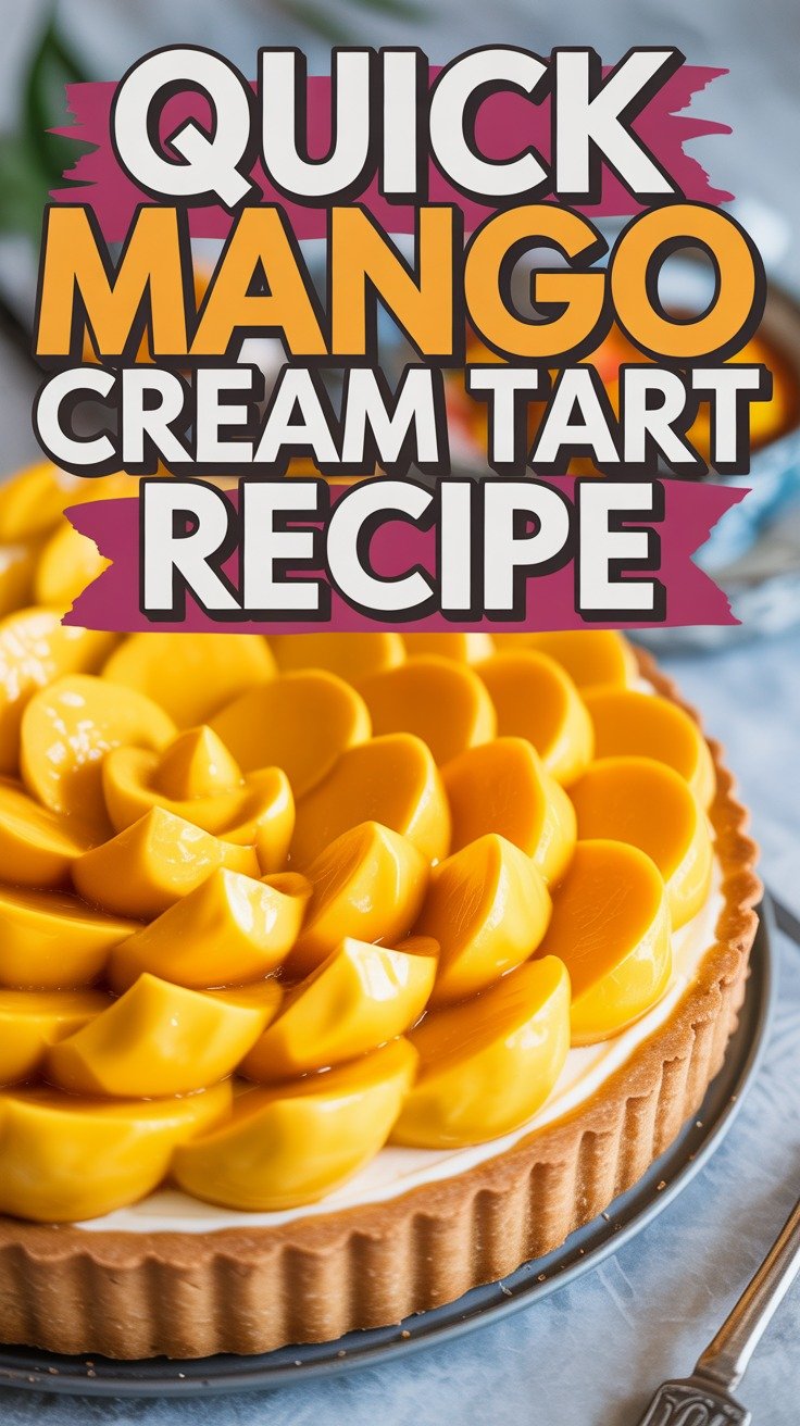 Mango Cream Tart