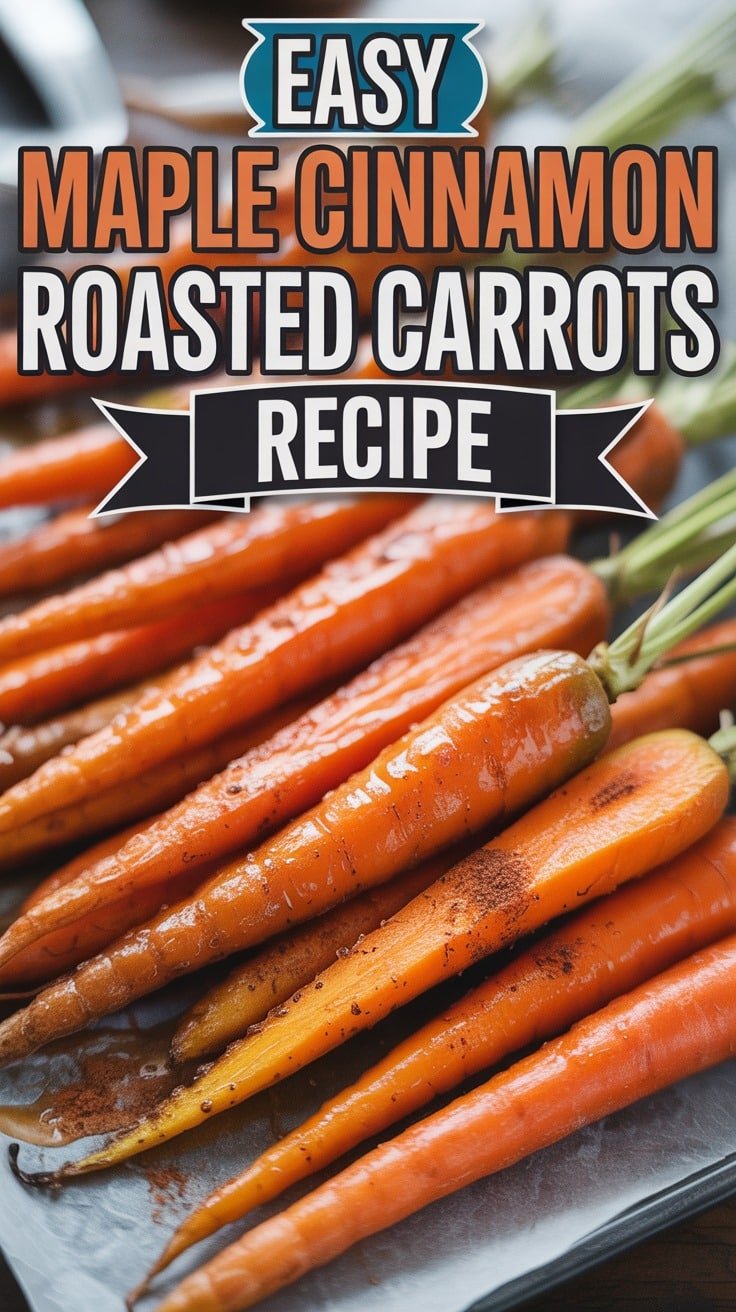 Maple Cinnamon Roasted Carrots