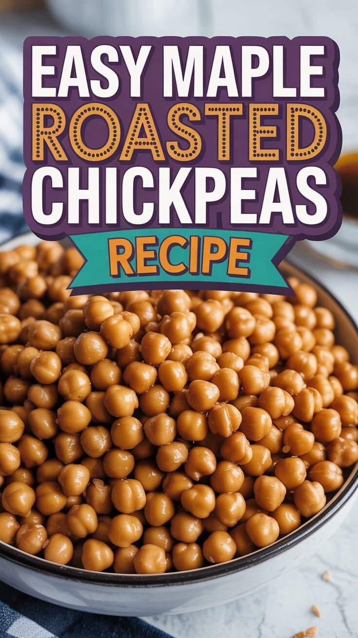Maple Roasted Chickpeas