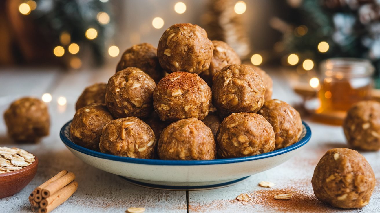 Gingerbread Energy Balls Recipe - Food Blasts
