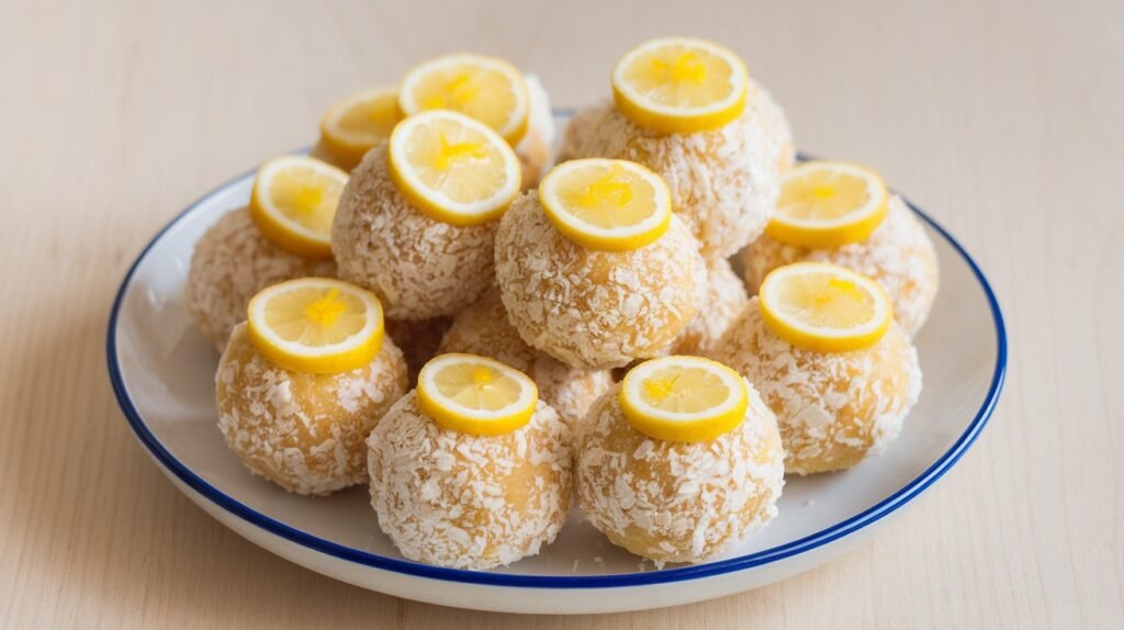 Lemon Coconut Bliss Balls