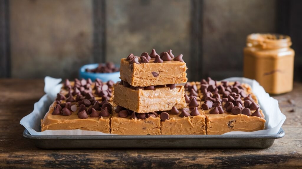 Peanut Butter Cookie Dough Bars