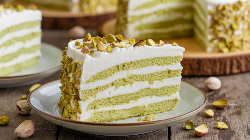 Pistachio Icebox Cake