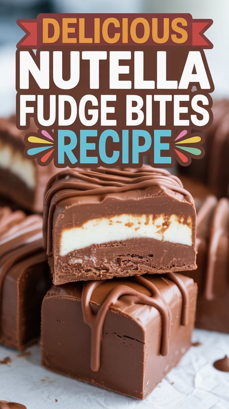 Nutella Fudge Bites