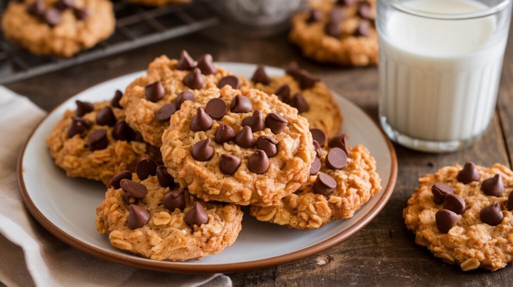 Almond Butter Oat Cookies