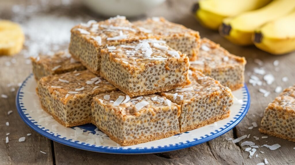 Banana-Coconut Chia Bars