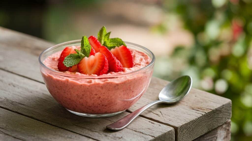 Strawberry Quinoa Pudding