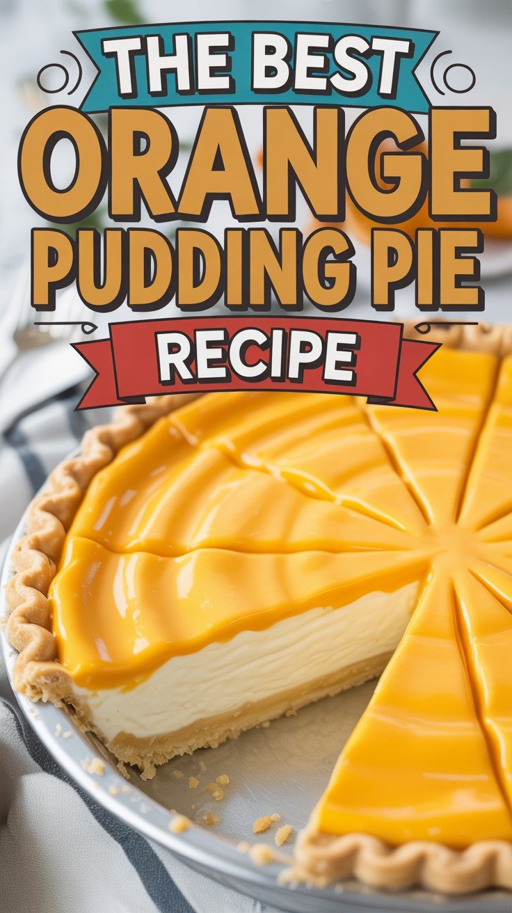 Orange Pudding Pie