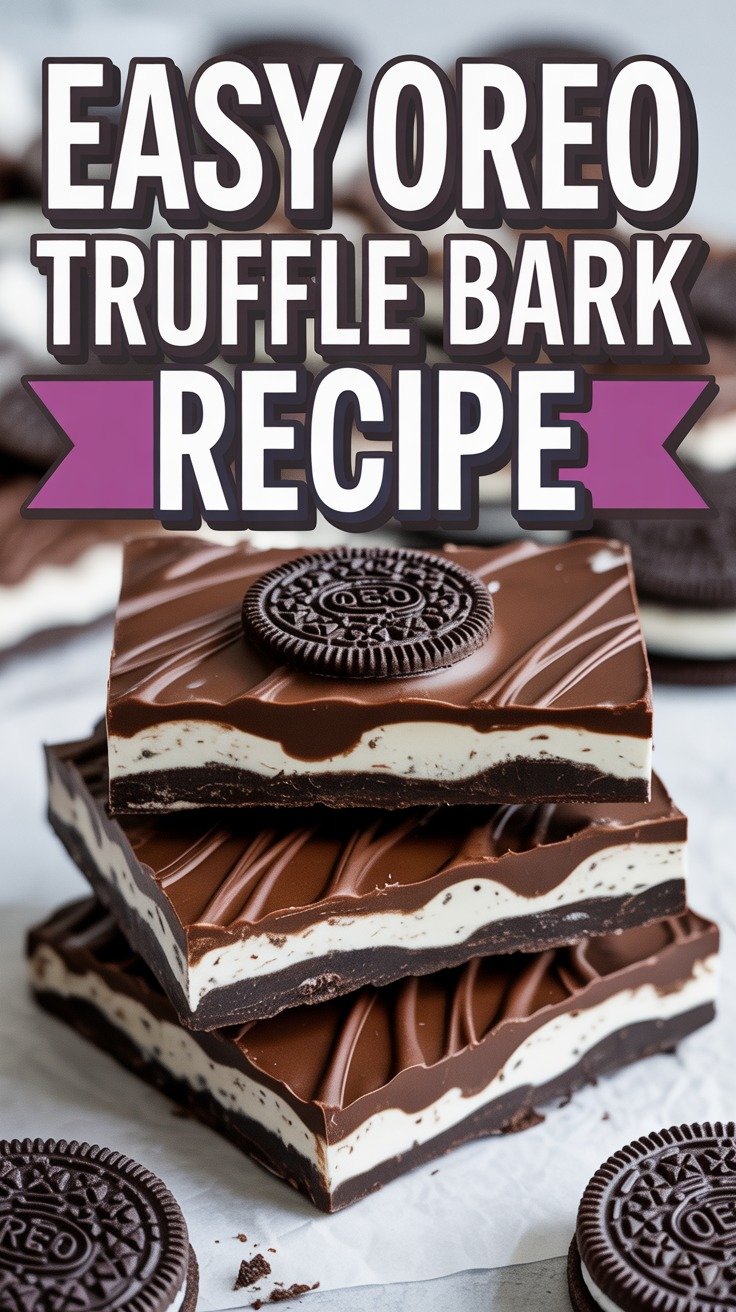 Oreo Truffle Bark
