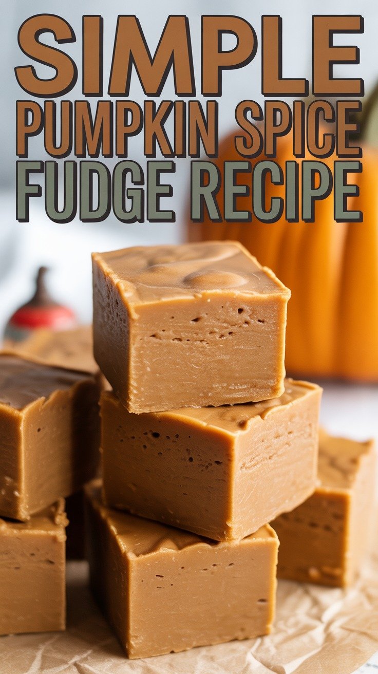 Pumpkin Spice Fudge