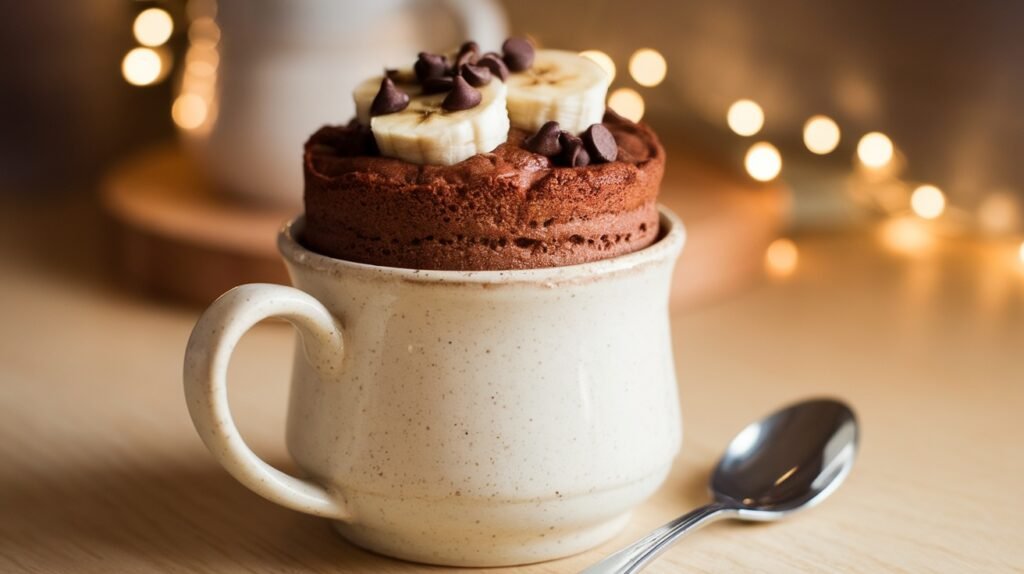 Chocolate Banana Mug Cake