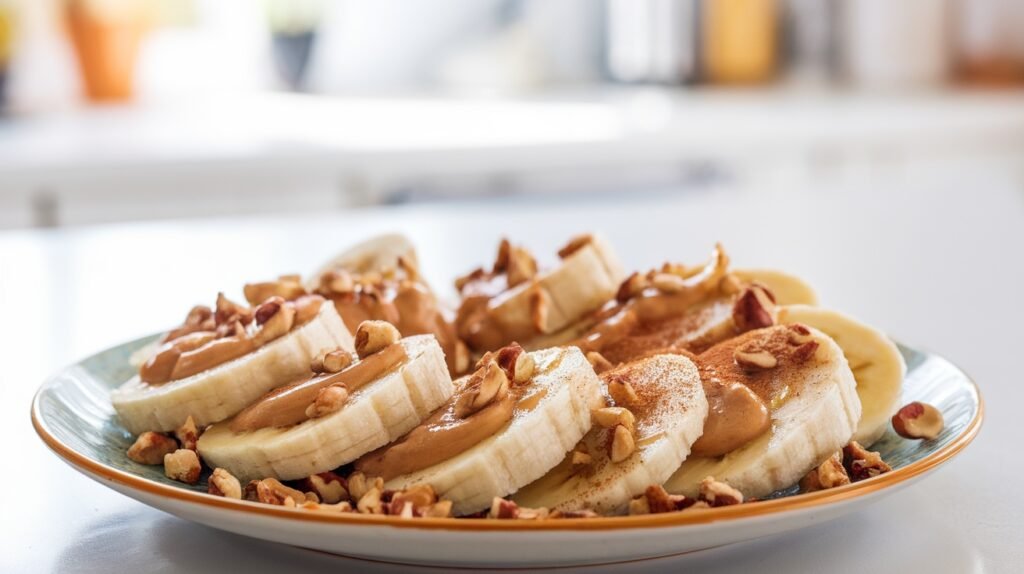 Cashew Butter and Banana Slices
