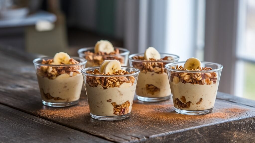 Cinnamon Banana Pudding Cups
