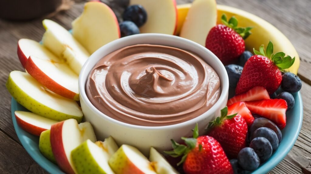 Peanut Butter Chocolate Yogurt Dip