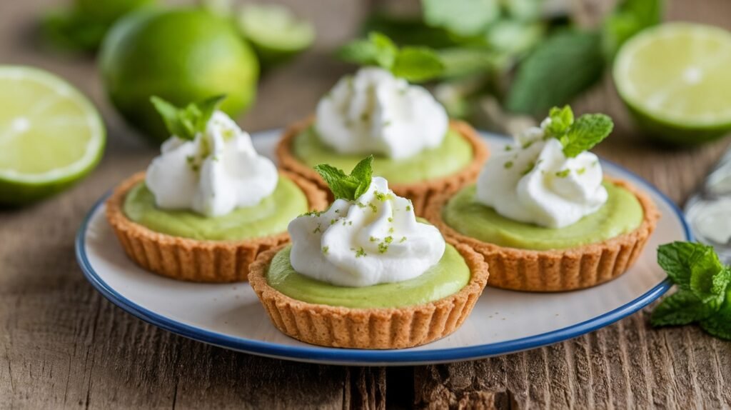Avocado Key Lime Mini Tarts